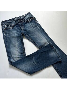 Miss Me Dark Wash JE5408B4L boot cut Jeans.  Size 27